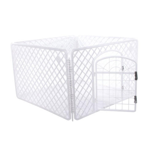 Multistore Πλαστικό Τετράγωνο Κλουβί - Πάρκο Εκπαίδευσης Σκύλου 90 x 90 x 60 cm Multistore 15104-1