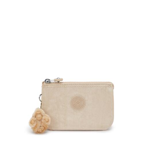 Kipling Τσαντάκι χειρός Creativity S Sparkled Beige