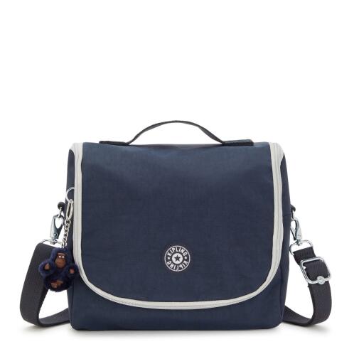 Kipling Τσάντα φαγητού με λουρί 23x20.5x12.5cm σειρά New Kichirou True Blue Grey