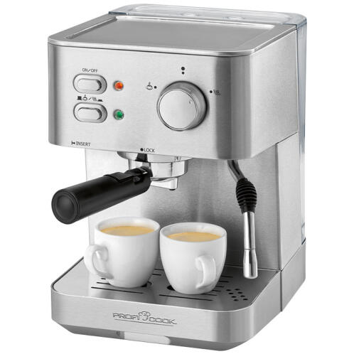 Profi Cook Ανοξείδωτη μηχανή Espresso - Cappuccino 15bar 1050W PC-ES 1109