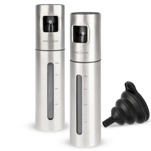 PROFI COOK Ανοξείδωτος ψεκαστήρας λαδιού / ξυδιού, σετ 2 τεμαχίων. PROFI COOK PC-EOS 1270