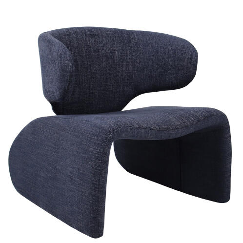 ARTELIBRE Πολυθρόνα HIMALIA Μπλε Ύφασμα/Μέταλλο/Ξύλο 73x78x75cm