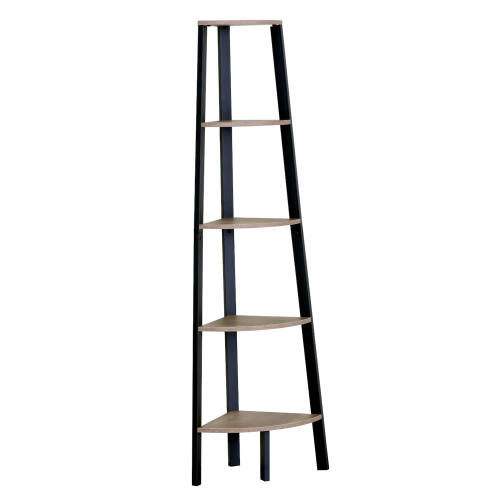 ARTELIBRE Βιβλιοθήκη PENDRYN Δρυς/Μαύρο Μοριοσανίδα/Μέταλλο 53.4x37.8x160.3cm