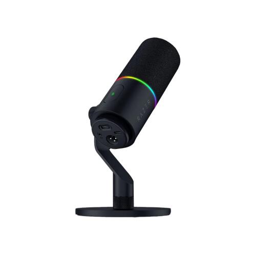 Razer SEIREN V3 PRO Black - 32Bit USB/XLR RGB Dynamic Microphone - Pop Filter - Shock Absorber