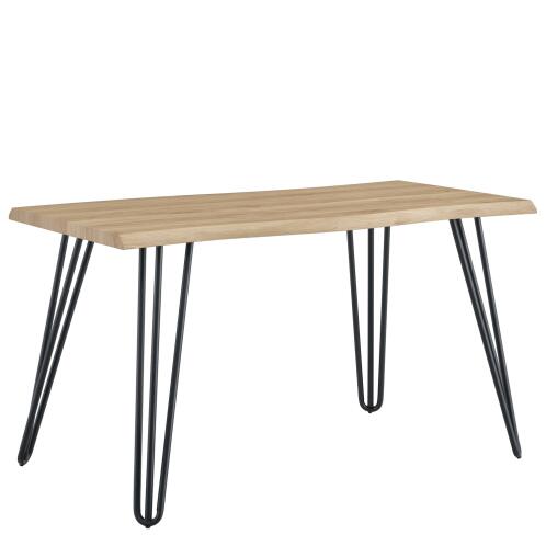 ARTELIBRE Τραπέζι Τραπεζαρίας BRANWELL Sonoma/Μαύρο Μέταλλο/Μοριοσανίδα 160x80x77.5cm