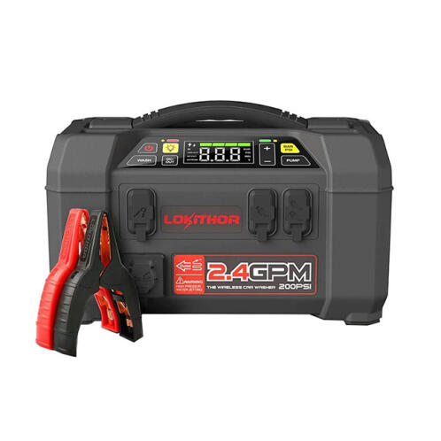 Lokithor AW401 Φορτιστής Εκκινητής Μπαταρίας Πιεστικό Νερού Κομφλέρ Φακός 12V 2500A