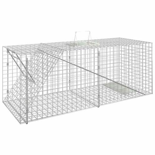 vidaXL Παγίδα Ζώων 64,5x25x26,5 εκ. από Γαλβανισμένο Σίδηρο 154933