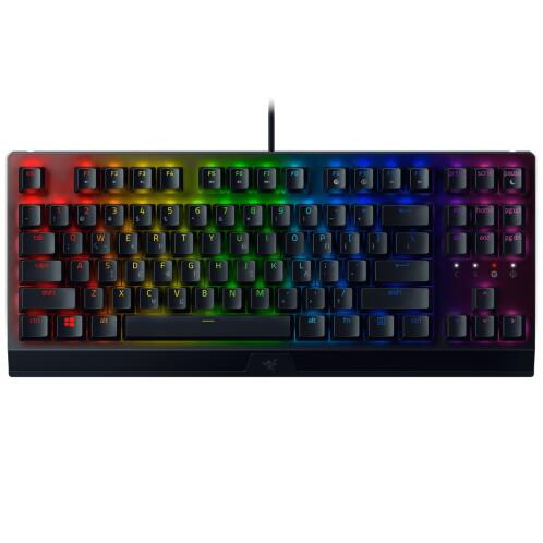 Razer BlackWidow V3 TKL Gaming Μηχανικό Πληκτρολόγιο Tenkeyless με Razer Green Διακόπτες και RGB Φωτισμό Ελληνικό