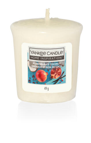 Yankee Candle Home Inspiration Αρωματικό κερί Votive Pomegranate Coconut 49gr - 1573003E
