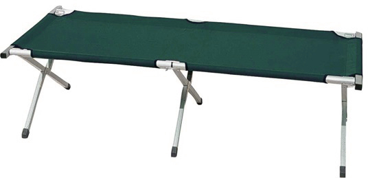 Campus Κρεβάτι Ράντζο Αλουμινίου με Μεταλλικά Πόδια Πράσινο