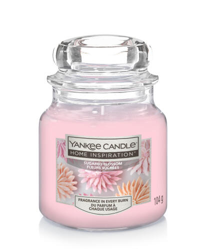Yankee Candle Home Inspiration Αρωματικό κερί σε γυάλινο δοχείο Sugared Blossom 104gr - 1628644E