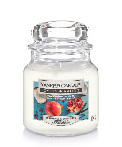 Yankee Candle Home Inspiration Αρωματικό κερί σε γυάλινο δοχείο Pomegranate Coconut 104gr - 1648277