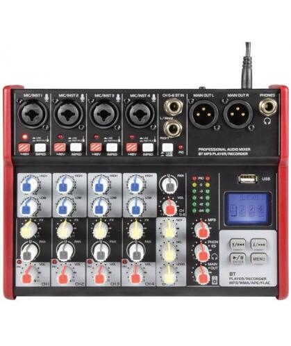 CITRONIC CSM-6 COMPACT MIXER WITH USB PLAYER & BLUETOOTH