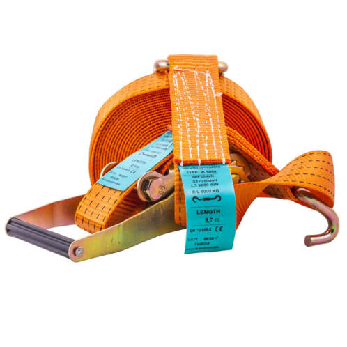 Auto Gs Ιμάντας Φορτηγών Με Καστάνια 5 Τόνων 5cm X 9 Μέτρα 1 Τεμάχιο