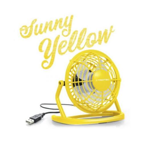 Trotec Ανεμιστήρας Mini με USB 10cm 2.5W TVE1 Κίτρινο