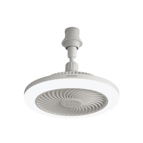 DICTRO LUX ΑΝΕΜΙΣΤΗΡΑΣ ΟΡΟΦΗΣ ΜΕ ΦΩΣ LED E27 25CM 586128  ΛΕΥΚΟΣ