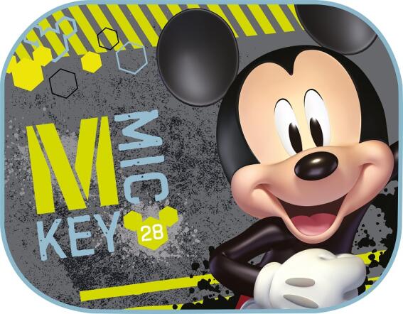 ΗΛΙΟΠΡΟΣΤΑΣΙΕΣ ΠΛΑΙΝΕΣ MICKEY ΜΕ ΒΕΝΤΟΥΖΑ 44x35cm AMIO - 2 Τεμ.