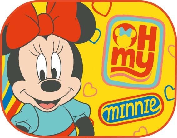 ΗΛΙΟΠΡΟΣΤΑΣΙΕΣ ΠΛΑΙΝΕΣ MINNIE & MICKEY ΜΕ ΒΕΝΤΟΥΖΑ 44x35cm AMIO - 2 Τεμ.