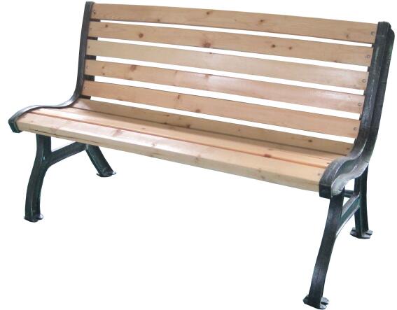 Velco Παγκάκι Μεταλλικό με Ξύλο