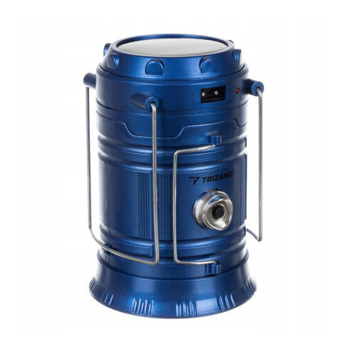 Ηλιακό LED Φανάρι - Φακός με USB Tourist Lamp Trizand 18281