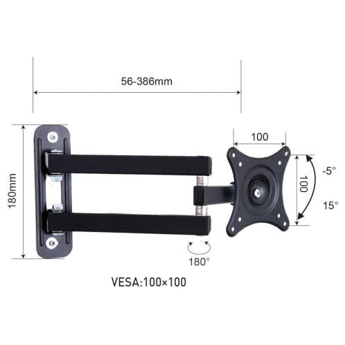 Osio OSM-7832 Βάση τηλεόρασης 10" - 24" VESA 100 x 100