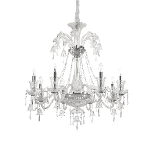 Ideal Lux Κρεμαστό Φωτιστικό Οροφής Πολύφωτο REDENTORE SP8 187457