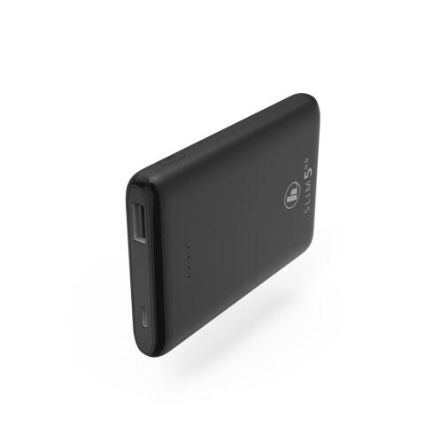 Hama "SLIM 5HD" Power Bank, 5000 mAh, black