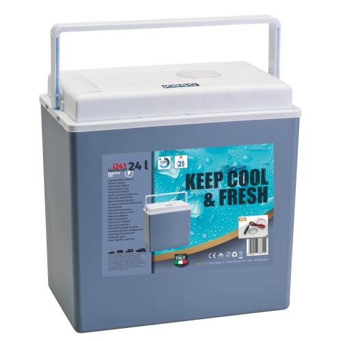 Ψυγειο Φορητο Ηλεκτρικο 24 Lt Ιταλιας Χειρολαβη Μεταφορας