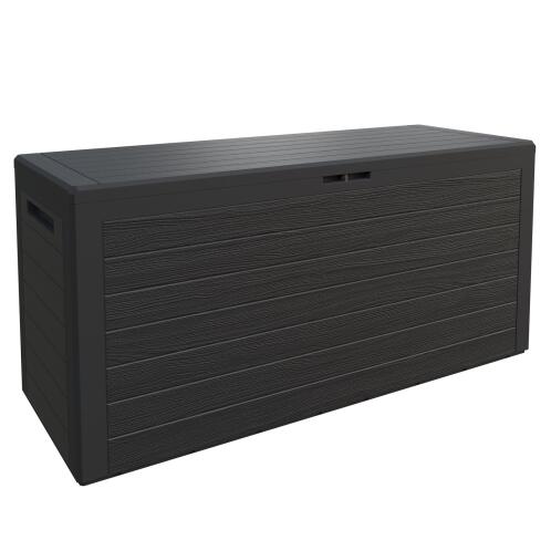 Casaria Κουτί Αποθήκευσης Woody Ανθρακί 280L 191390