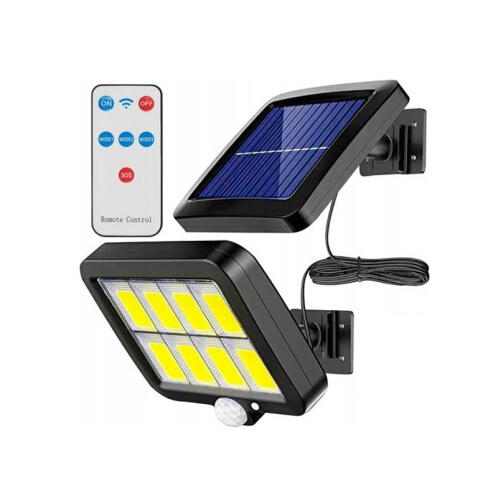 Izoxis  Ηλιακός Προβολέας με 120 LED Αισθητήρα Κίνησης και Εξωτερικό Πάνελ 36 W 19892