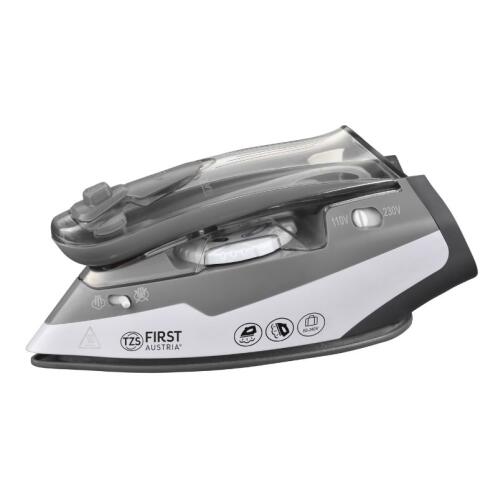 First Austria Ατμοσίδερο Tαξιδιού με Κεραμική Πλάκα και Διπλή Τάση Ρεύματος 70ml 1100W FA-5640-3