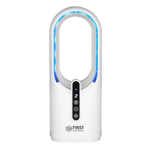 First Austria FA-5552-WI Επιτραπ. ανεμιστήρας επαναφορτ. χωρίς πτερύγια 3 ταχύτητες με φως 7χρωμάτων