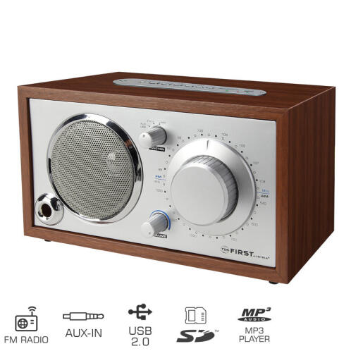 First Austria FA-1907-2 Αναλογικό ραδιόφωνο με USB, κάρτα SD και Aux-In