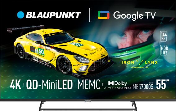 BLAUPUNKT 55" MINI LED,4K ULTRA HD,GOOGLE TV,DOLBY ATMOS 55MBG7000S
