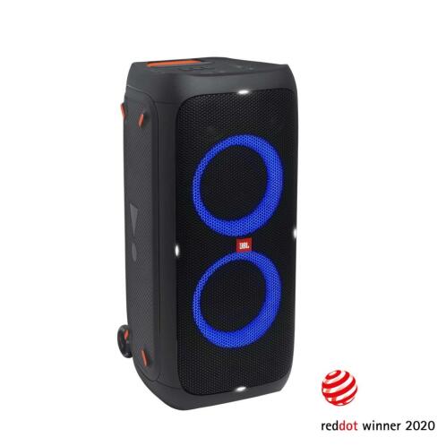 JBL Ηχείο με Λειτουργία Karaoke Φώτα και Ροδάκια PartyBox 310 Μαύρο