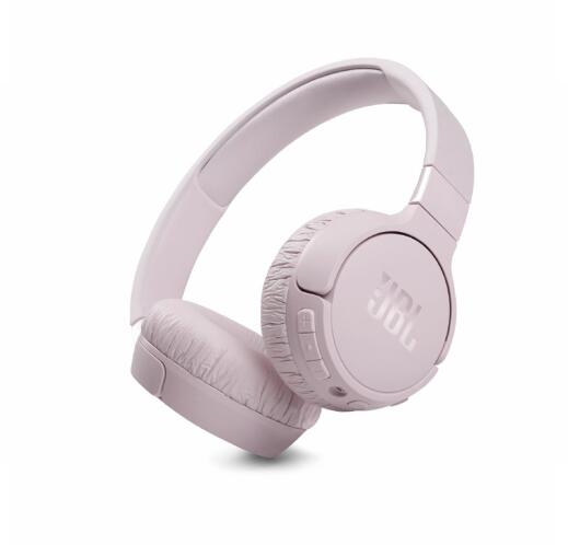 JBL Tune 660NC Ασύρματα/Ενσύρματα On Ear Ακουστικά με 44 ώρες Λειτουργίας και Quick Charge Rose