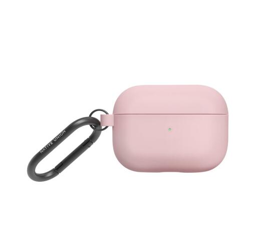 Native Union Airpod Pro Roam Case Matte Finish Aluminum Clip Wireless Charging Compatible Rose