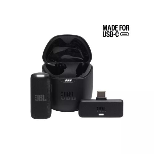 JBL Quantum Stream Ασύρματο Clip-on Μικρόφωνο USB-C Μαύρο