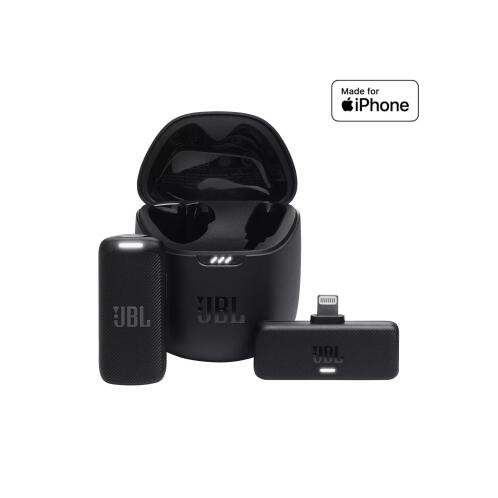 JBL Quantum Stream Ασύρματο Clip-on Μικρόφωνο Lightning Μαύρο