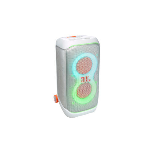JBL Partybox Stage 320 Sensation White, Portable BT Party Speaker, Light Effect, Wheels (White)
