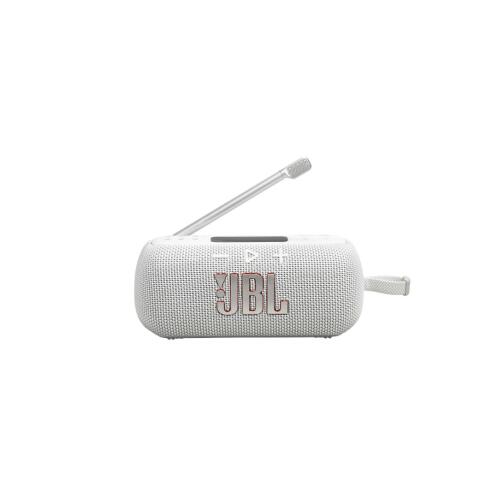 JBL Tuner 3, Bluetooth Speaker with DAB/FM Radio, Water/Dust proof IP68 (White)