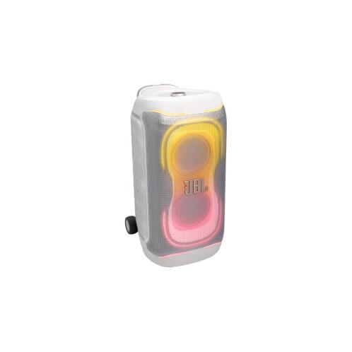 JBL Partybox 330, Portable BT Party Speaker, IPX4, Lightshow, Wheels (White)