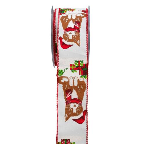 ΚΟΡΔ.CHRISTMAS CATS 5.5cmX9m MULTICOLOR