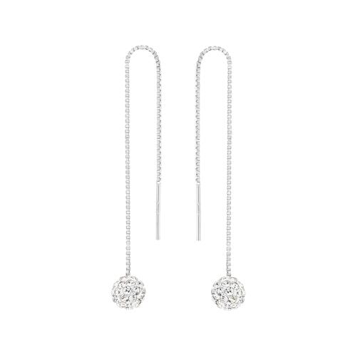 Amor Γυνακεία σκουλαρίκια κρεμαστά ασημένια - 2017157