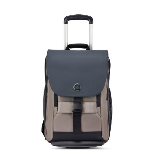 Delsey Σακίδιο πλάτης trolley 2 ρόδες για Laptop 15.6' Securflap Brown
