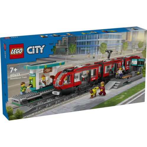 LEGO® Downtown Streetcar And Station (60423)