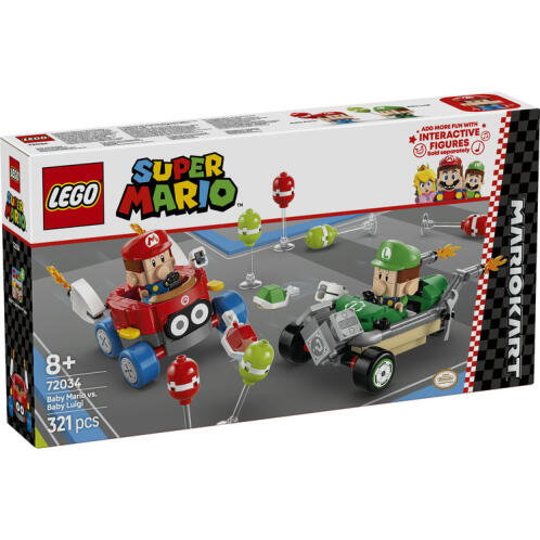 LEGO® Mario Kart™ – Baby Mario Vs. Baby Luigi (72034)