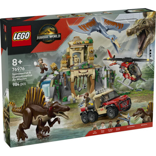 LEGO® Spinosaurus & Quetzalcoatlus Air Mission (76976)