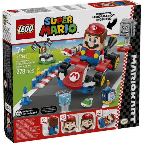 LEGO® Mario Kart™ – Interactive LEGO®  Mario™ & Standard Kart (72043)