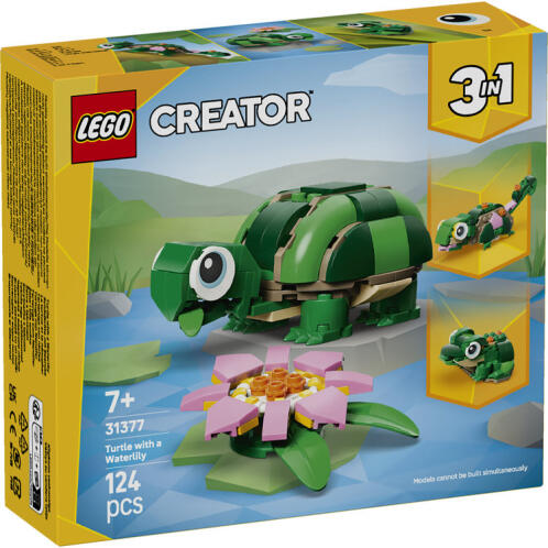 LEGO® Turtle With A Water Lily Flower (31377)